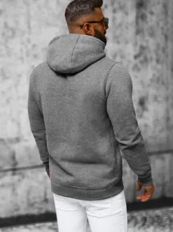 Fashion Herren Kapuzenpullover Anthrazit NB/MF2012 Herren Sweatshirts Mit Print | Kapuzenpullover