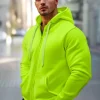 Best Herren Kapuzenpullover Aquamarin JS/2008/72Z Herren Kapuzenpullover | Sweatjacken
