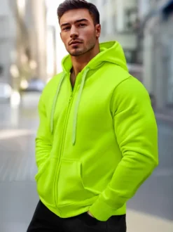 Best Herren Kapuzenpullover Aquamarin JS/2008/72Z Herren Kapuzenpullover | Sweatjacken