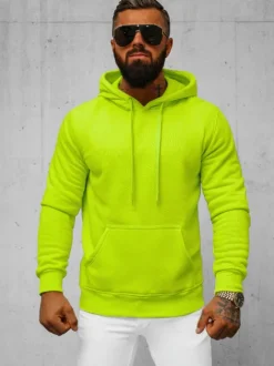 New Herren Kapuzenpullover Aquamarin JS/2009/72Z Herren Sweatshirts Ohne Print | Kapuzenpullover