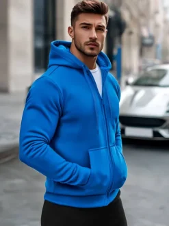 Hot Herren Kapuzenpullover JS/2008Z Herren Kapuzenpullover | Sweatjacken