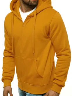 Clearance Herren Kapuzenpullover Camel JS/2008 Herren Kapuzenpullover | Sweatjacken