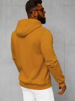 Discount Herren Kapuzenpullover Camel JS/2008Z Herren Kapuzenpullover | Sweatjacken