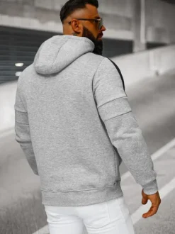 Fashion Herren Kapuzenpullover JS/8B1318/2 Herren Sweatshirts Ohne Print | Kapuzenpullover