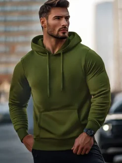 Fashion Herren Kapuzenpullover JS/2009Z Herren Sweatshirts Ohne Print | Kapuzenpullover