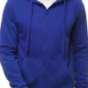 Outlet Herren Kapuzenpullover Kobalt JS/2008 Herren Kapuzenpullover | Sweatjacken