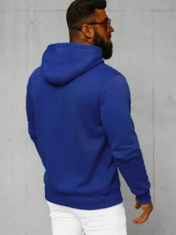 Sale Herren Kapuzenpullover Kobalt JS/2008Z Herren Kapuzenpullover | Sweatjacken