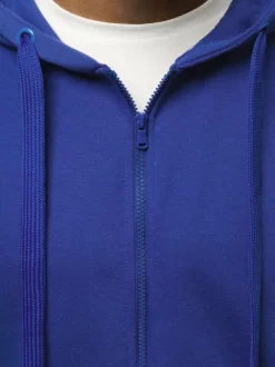 Outlet Herren Kapuzenpullover Kobalt JS/2008 Herren Kapuzenpullover | Sweatjacken