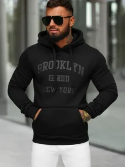 Outlet Herren Kapuzenpullover JS/8B1350/3 Herren Sweatshirts Mit Print | Kapuzenpullover