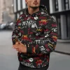 Online Herren Kapuzenpullover JS/8B1225/3Z Herren Sweatshirts Mit Print | Kapuzenpullover