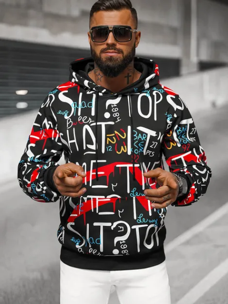 Clearance Herren Kapuzenpullover JS/8B1233/3 Herren Sweatshirts Mit Print | Kapuzenpullover