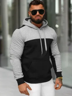 Best Herren Kapuzenpullover JS/8B1307/3 Herren Sweatshirts Ohne Print | Kapuzenpullover