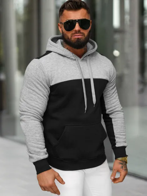Best Herren Kapuzenpullover JS/8B1307/3 Herren Sweatshirts Ohne Print | Kapuzenpullover