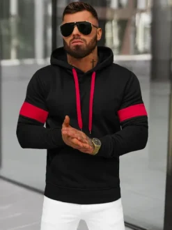 Hot Herren Kapuzenpullover JS/8B1321/3 Herren Sweatshirts Ohne Print | Kapuzenpullover