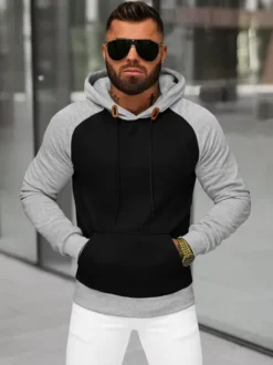 Hot Herren Kapuzenpullover JS/8B157/3B Herren Sweatshirts Ohne Print | Kapuzenpullover
