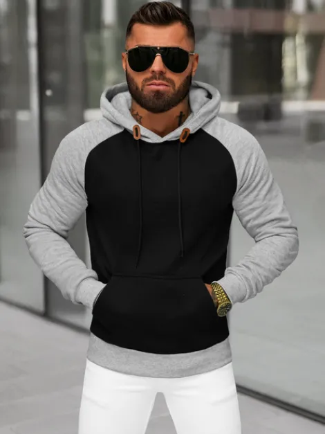 Hot Herren Kapuzenpullover JS/8B157/3B Herren Sweatshirts Ohne Print | Kapuzenpullover