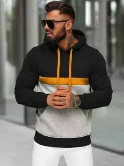 Online Herren Kapuzenpullover JS/8B1319/3 Herren Sweatshirts Ohne Print | Kapuzenpullover