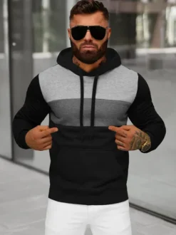 Sale Herren Kapuzenpullover JS/8B1312/3 Herren Sweatshirts Ohne Print | Kapuzenpullover
