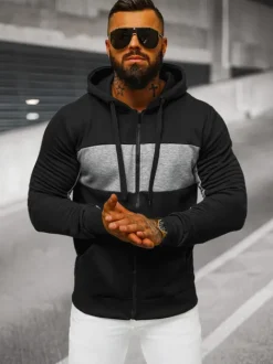 Discount Herren Kapuzenpullover JS/8B1330/3 Herren Sweatshirts Ohne Print | Kapuzenpullover