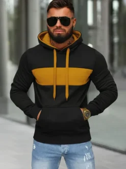Sale Herren Kapuzenpullover JS/8B1315/3 Herren Sweatshirts Ohne Print | Kapuzenpullover