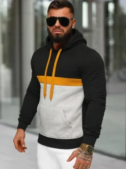 Online Herren Kapuzenpullover JS/8B1319/3 Herren Sweatshirts Ohne Print | Kapuzenpullover