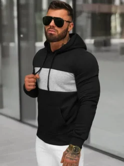 Discount Herren Kapuzenpullover JS/8B1308/3 Herren Sweatshirts Ohne Print | Kapuzenpullover