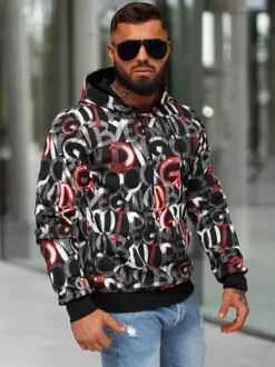 Best Herren Kapuzenpullover JS/8B1237/3 Herren Sweatshirts Mit Print | Kapuzenpullover