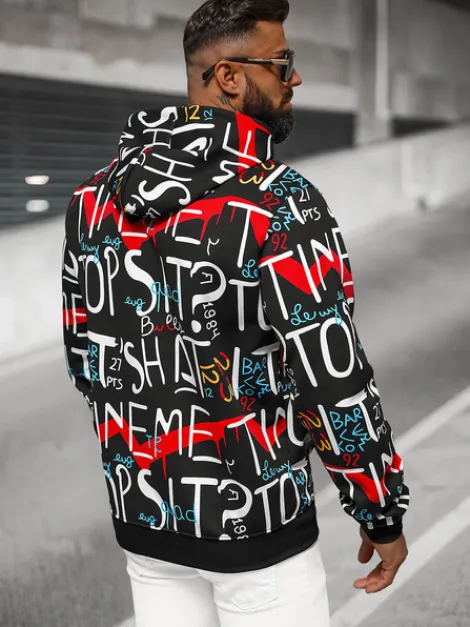Clearance Herren Kapuzenpullover JS/8B1233/3 Herren Sweatshirts Mit Print | Kapuzenpullover