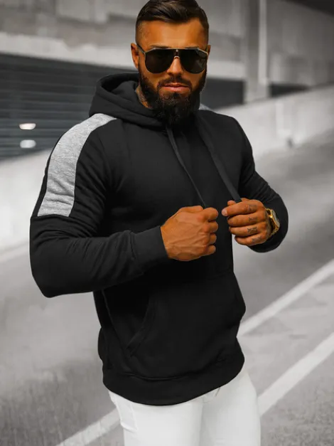 New Herren Kapuzenpullover JS/8B1311/3 Herren Sweatshirts Ohne Print | Kapuzenpullover