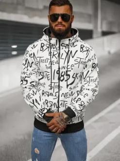 Online Herren Kapuzenpullover JS/8B1175/1 Herren Sweatshirts Mit Print | Kapuzenpullover
