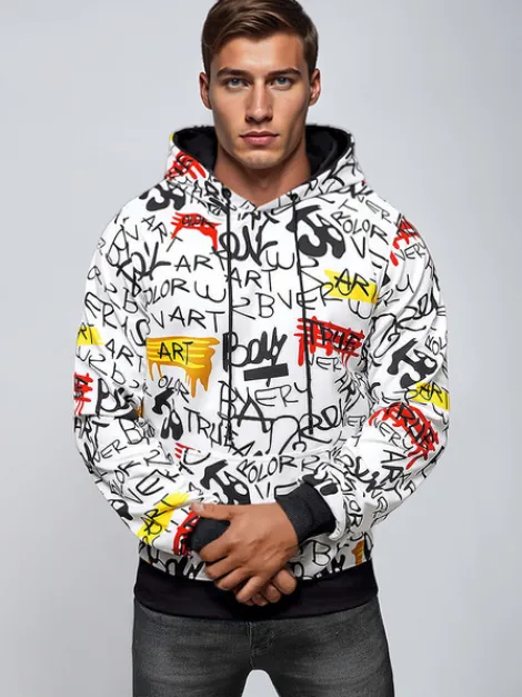 Online Herren Kapuzenpullover JS/8B1251/1 Herren Sweatshirts Mit Print | Kapuzenpullover