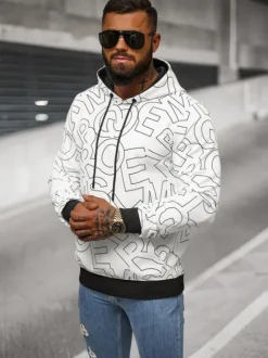 Discount Herren Kapuzenpullover JS/8B1232/1 Herren Sweatshirts Mit Print | Kapuzenpullover