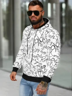 Hot Herren Kapuzenpullover JS/8B1253/1 Herren Sweatshirts Mit Print | Kapuzenpullover
