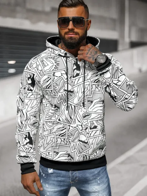 Clearance Herren Kapuzenpullover JS/8B1256/1 Herren Sweatshirts Mit Print | Kapuzenpullover