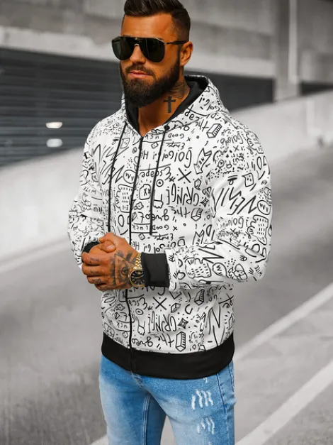 Sale Herren Kapuzenpullover JS/8B1182/1 Herren Sweatshirts Mit Print | Kapuzenpullover