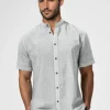 Fashion Herren Kurzarmhemd O/V161 Herren Kurzarmhemden | Stehkragenhemden