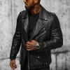 New Herren Lederjacke JS/11Z8065 Herren Lederjacken | Übergangsjacken
