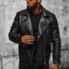 New Herren Lederjacke JS/11Z8056 Herren Lederjacken | Übergangsjacken