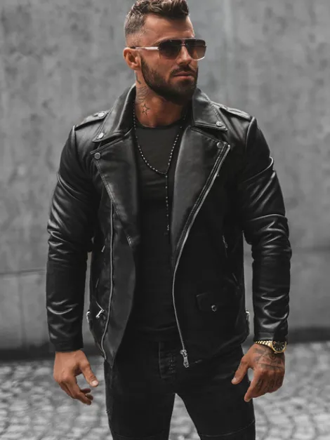 Hot Herren Lederjacke JS/11Z8014 Herren Lederjacken | Übergangsjacken