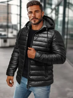 Outlet Herren Lederjacke O/11Z8088Z Herren Steppjacken | Lederjacken