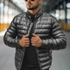 Hot Herren Lederjacke O/M796Z Herren Steppjacken | Lederjacken