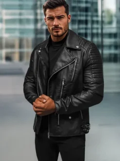Outlet Herren Lederjacke JS/11Z8026Z Herren Lederjacken | Übergangsjacken