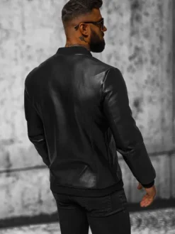 New Herren Lederjacke JS/11Z8105 Herren Lederjacken | Bomberjacken