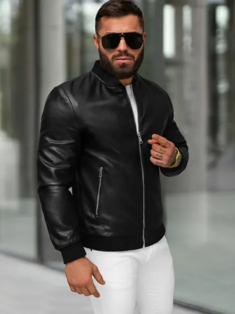 Fashion Herren Lederjacke JS/11Z8107 Herren Lederjacken | Bomberjacken