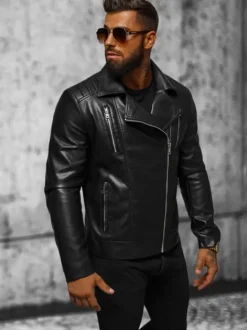New Herren Lederjacke JS/11Z8056 Herren Lederjacken | Übergangsjacken