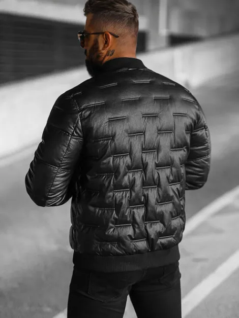 Discount Herren Lederjacke O/11Z8099Z Herren Steppjacken | Lederjacken