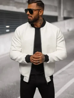 Hot Herren Lederjacke O/88120 Herren Lederjacken | Bomberjacken