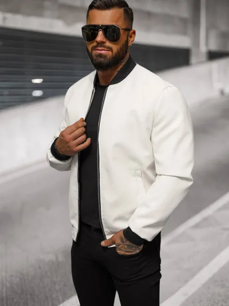 Hot Herren Lederjacke O/88120 Herren Lederjacken | Bomberjacken