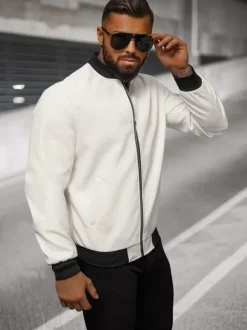 Hot Herren Lederjacke O/88120 Herren Lederjacken | Bomberjacken