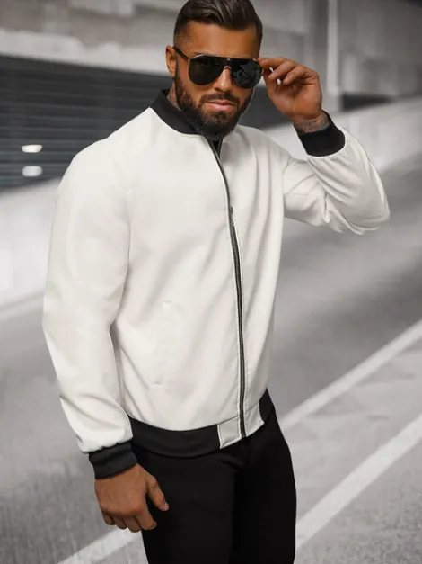 Hot Herren Lederjacke O/88120 Herren Lederjacken | Bomberjacken